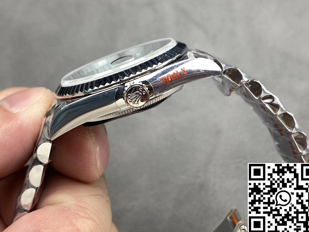 Rolex Day Steel v5 Tungsten M128236-0018 Factory 36mm White QF Date Dial 0410